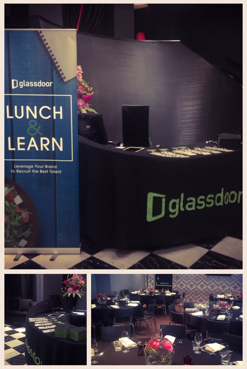 All set up and ready to go, drop by @ManchesterMal for the #lunchandlearnevent with <a href="/glassdooruk/">GlassdoorUK</a> today from 12pm-2pm