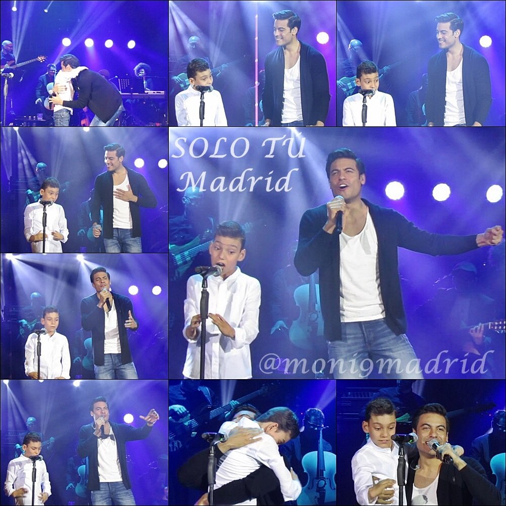<a href="/_CarlosRivera/">Carlos Rivera</a> con <a href="/adrianmartinveg/">Adrian Martín</a> concierto en el Circo Price 03/06/16 #SoloTú 😍