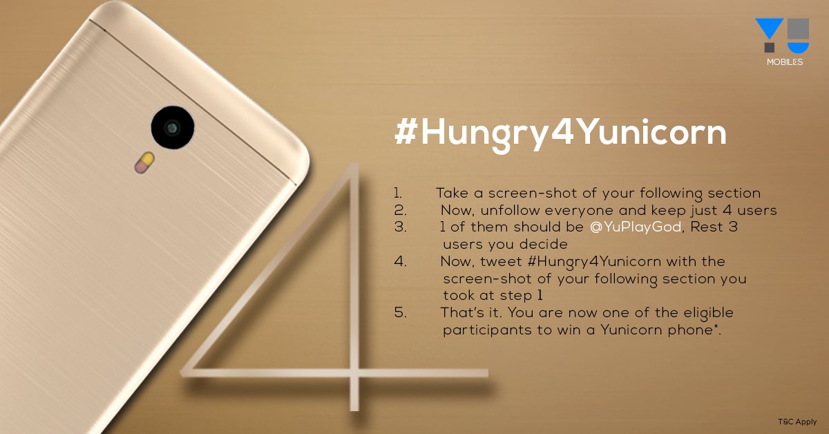 YUplaygod's tweet photo. Start un-following and show us you’re #Hungry4Yunicorn. Play it now! https://t.co/lWKhzhZ6e7