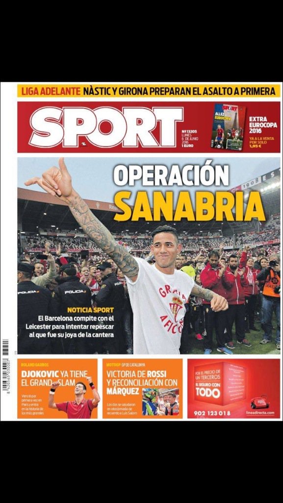 DEPORTadas's tweet photo. ¡Buenos días! Estas son las principales portadas deportivas: https://t.co/YZ4wRpFGka