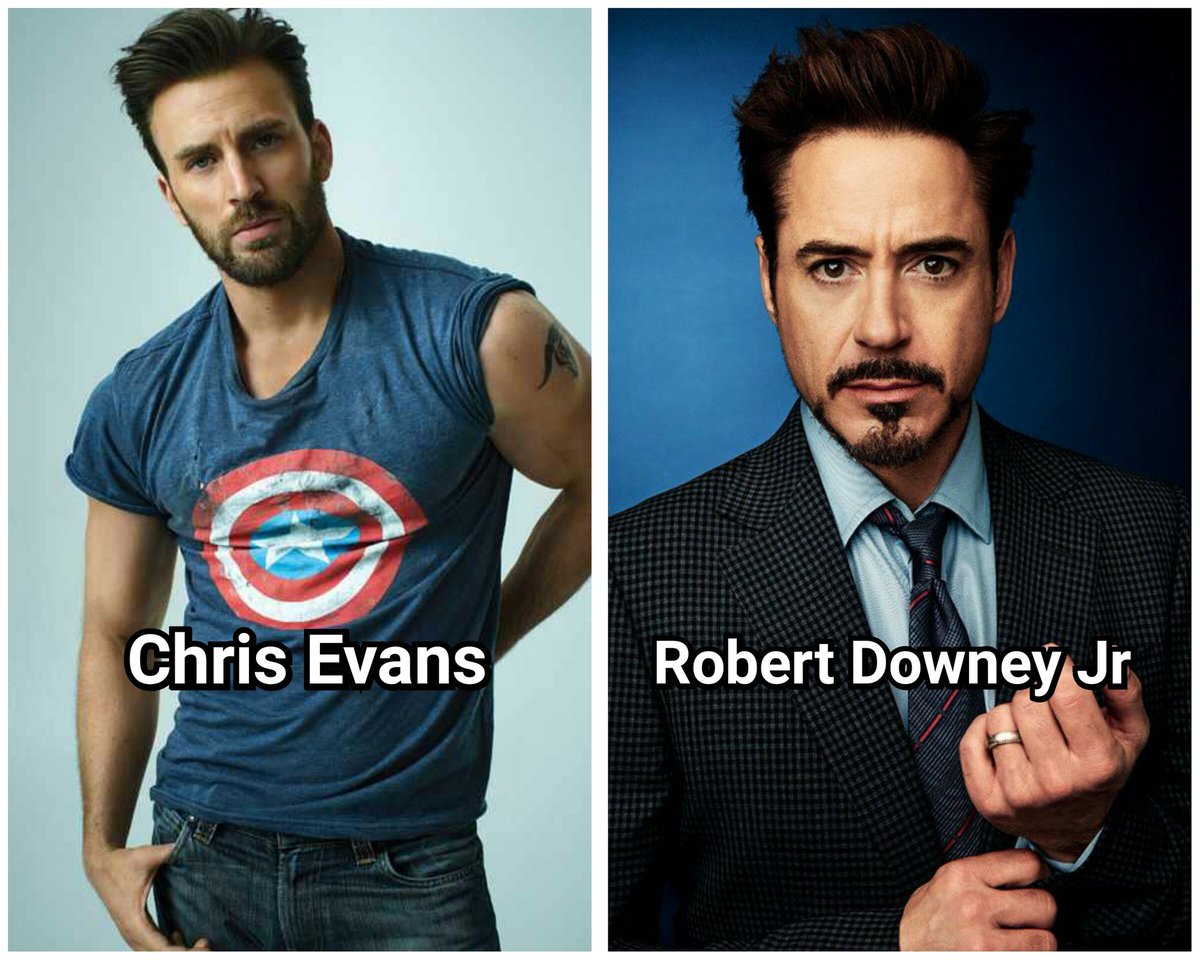 Favourite0rRT's tweet photo. Chris Evans VS Robert Downey Jr

RT for Chris Evans
Like for Robert Downey Jr https://t.co/4MNuVHUlYv