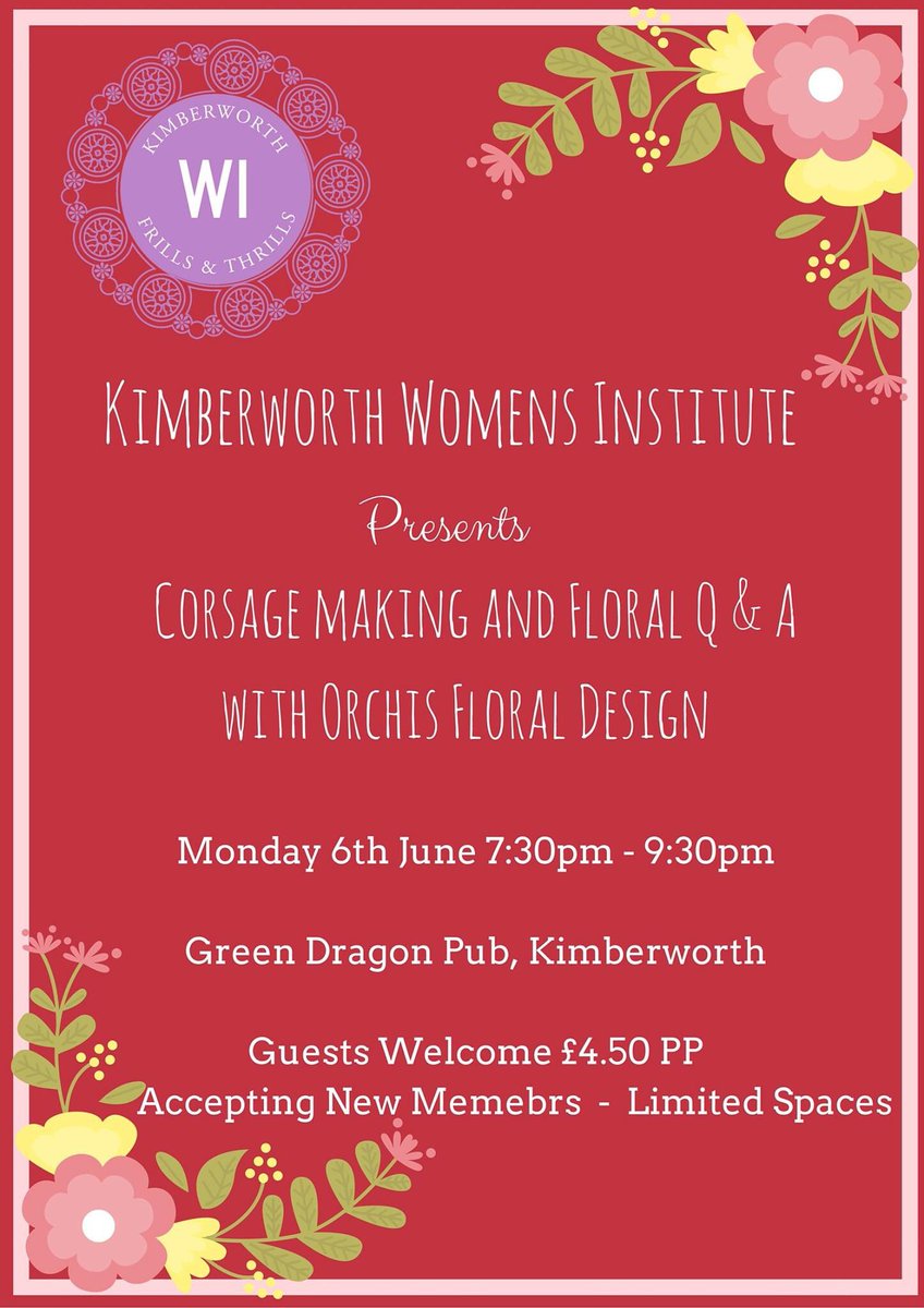 Tonight! #rotherham #rotherhamiswonderful #wi #iamwi #flowerarranging #floral