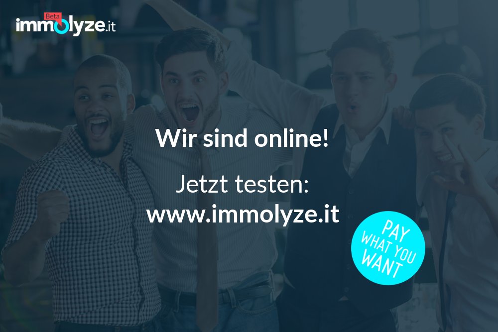 :D Wir sind online! Folge uns auch auf Facebook (facebook.com/immolyze) und Google+ (google.com/+ImmolyzeItDE)