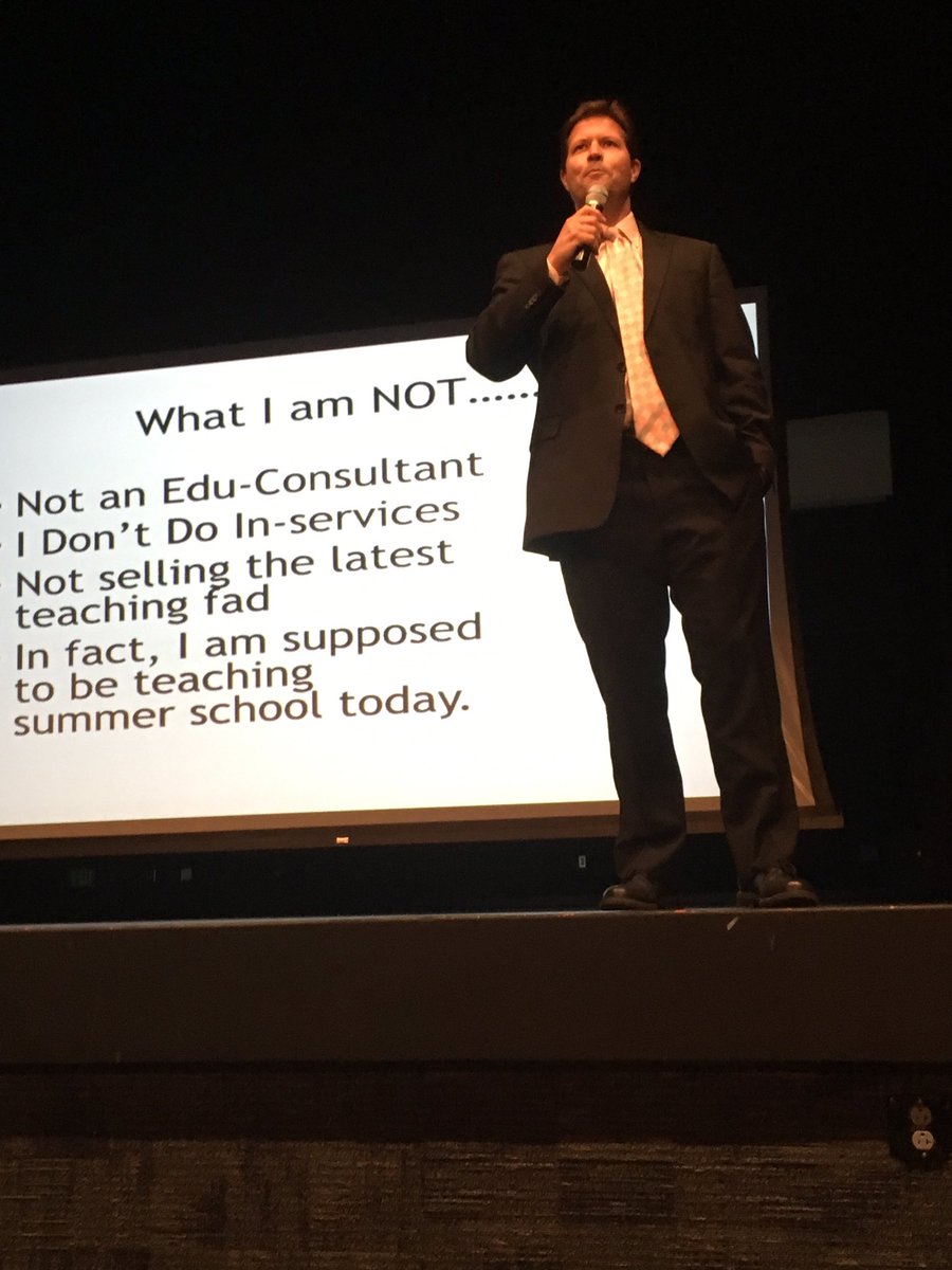 jessmeraz08's tweet photo. Jeremy Adams "I'm JUST a teacher!" #WSHTSI2016 #timelessteaching https://t.co/UoS1CGVHXw