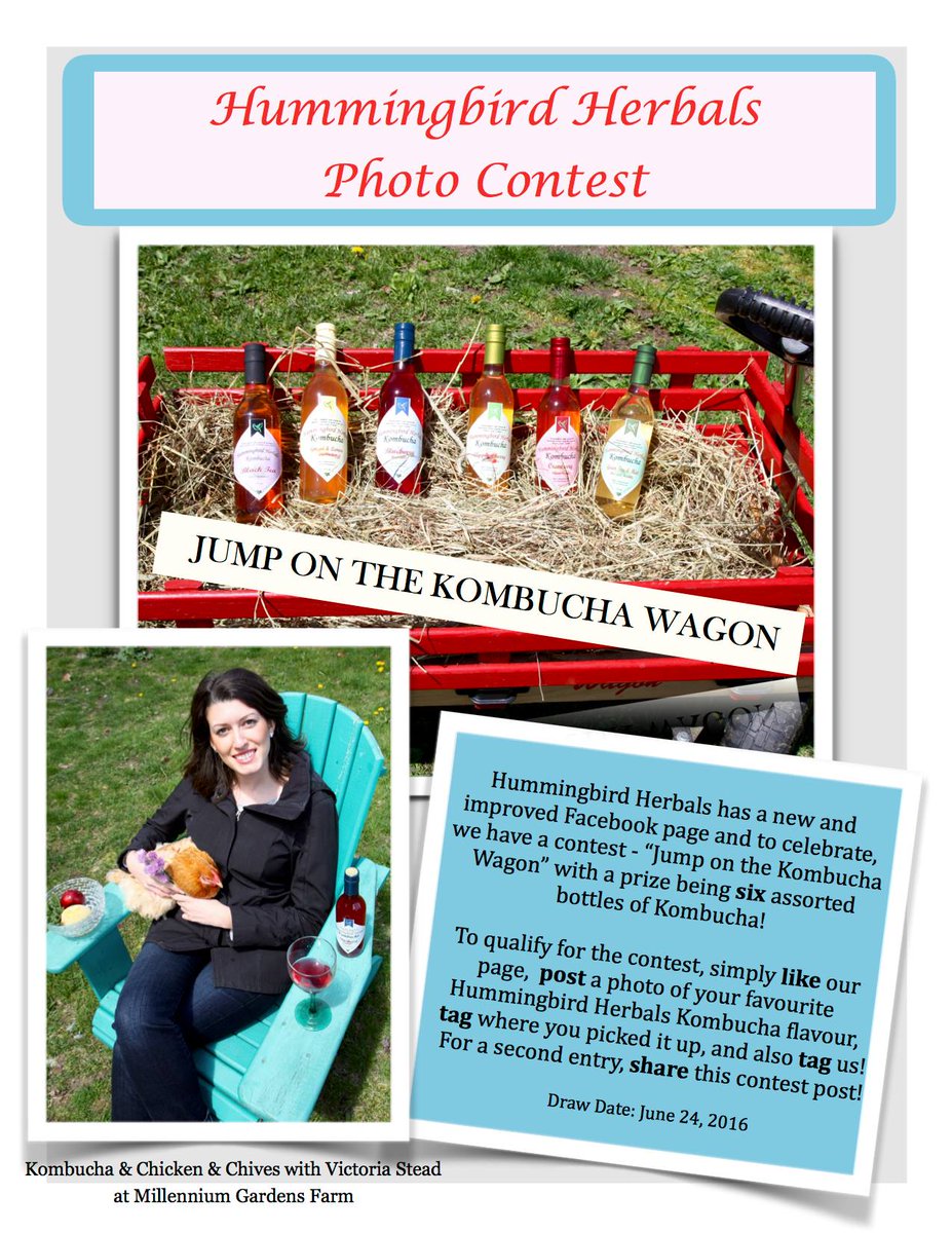 HHKombuchaTea's tweet photo. CONTEST! LIKE our FB page, POST photo of your favourite HH Kombucha flavour, TAG where you bought it &amp; TAG us! https://t.co/F1gJyxbJGl