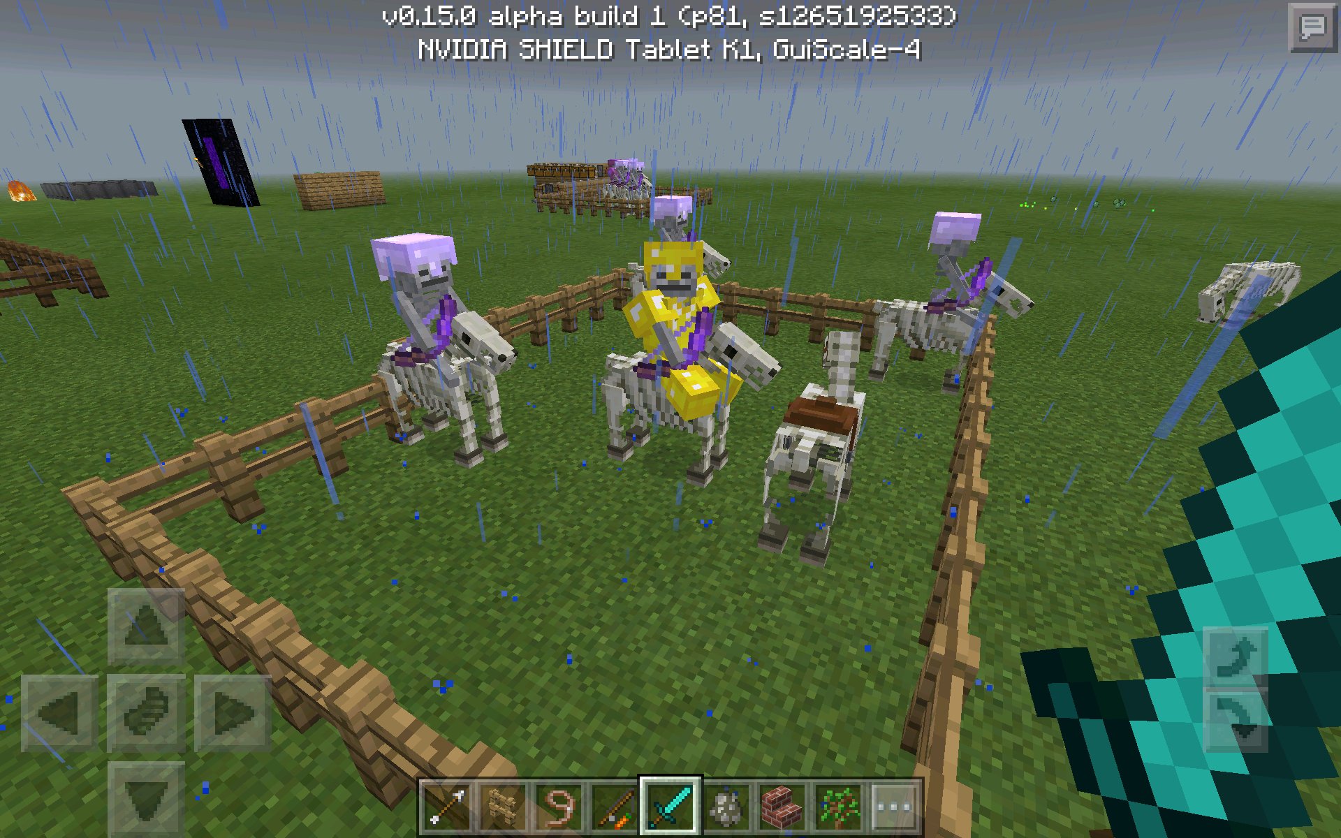 Minecraft News Here S The Skeleton Horse Traps On Mcpe 0 15 0 They Only Spawn During Thunderstorms D T Co Cj2vxp62in Twitter