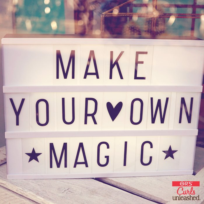 Curls_Unleashed's tweet image. Make Your Own Magic. Be the sunshine in someone else&apos;s cloudy day. #MondayMotivation #CurlsUnleashed