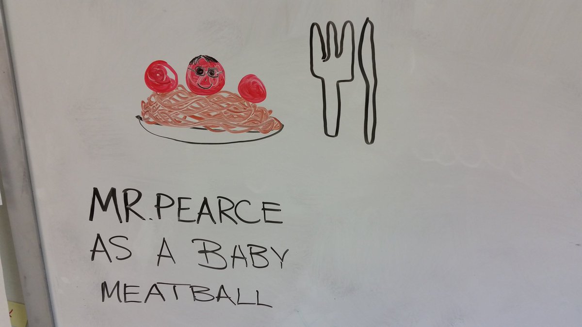 MrPearceMath's tweet photo. #YouKnowItsJuneWhen ... students imagine you as food. https://t.co/CnckN1PPZs