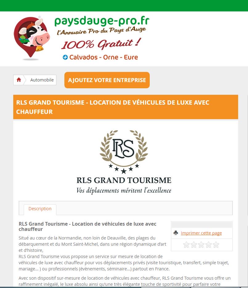 paysdaugepro's tweet photo. Nouvel inscrit sur notre annuaire gratuit du pays d'Auge ;) RLS Grand Tourisme #Bayeux https://t.co/wZdRr5EhFo #cars https://t.co/1Q96nyh7AE