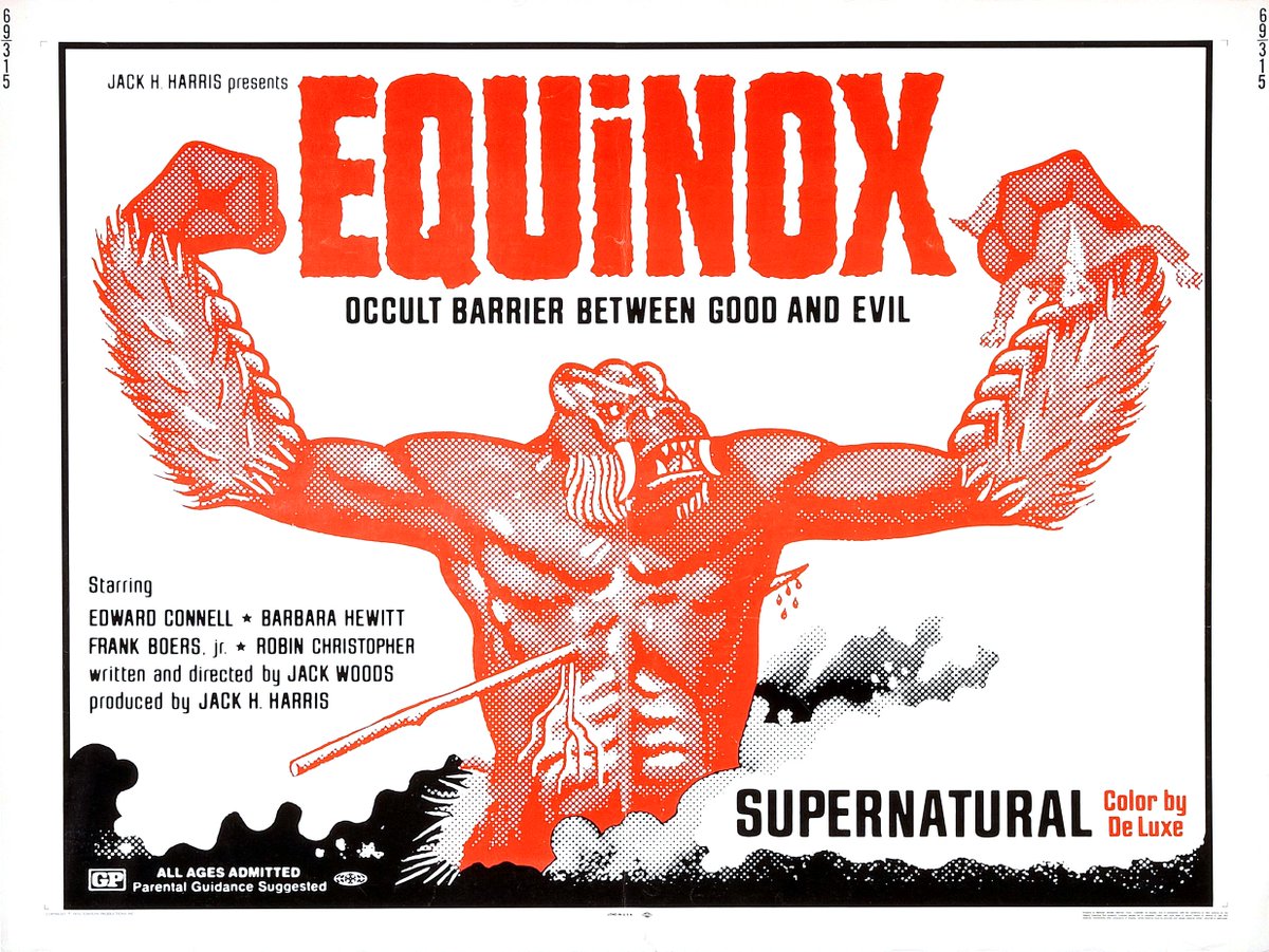 CoastalRoadNine's tweet photo. #forgottenhorror #Horror
#Equinox 1970 Amazing #DriveIn film (by college kids w extra footage).  
Watch b4 #EvilDead https://t.co/xdmBcNKxVF