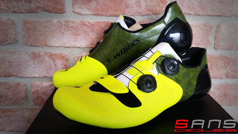 CiclesSans's tweet photo. Acaben d'arribar les sabatilles de carretera SPECIALIZED S-WORKS 6 groc fluor.
Nomes als Concept Stores Specialized. https://t.co/WEwi5WDWEL