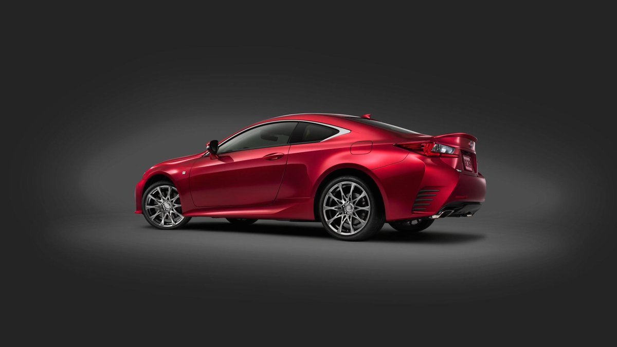 Lexus's tweet image. Your #MondayMotivation complete with Infrared exterior paint and #FSPORT wheels. #LexusRC F SPORT