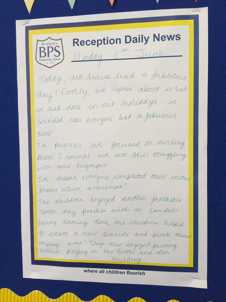 BrabynsPrep's tweet photo. #ReceptionNews https://t.co/1u6c1YI18L