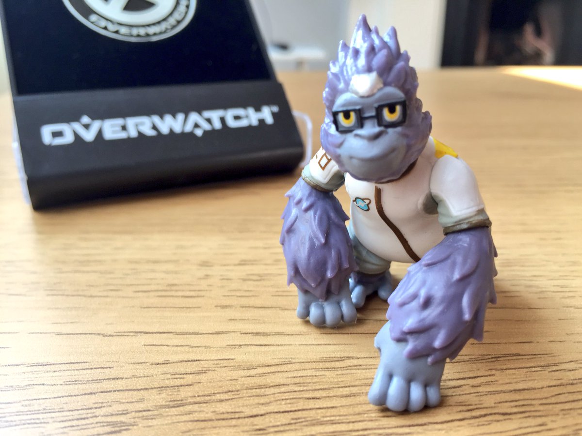 HenryClay's tweet photo. To celebrate Monday I have #Overwatch collectors coin &amp; Winston figure to win. RT to enter. Winner chosen in 3hours! https://t.co/CXGNsRIvaq