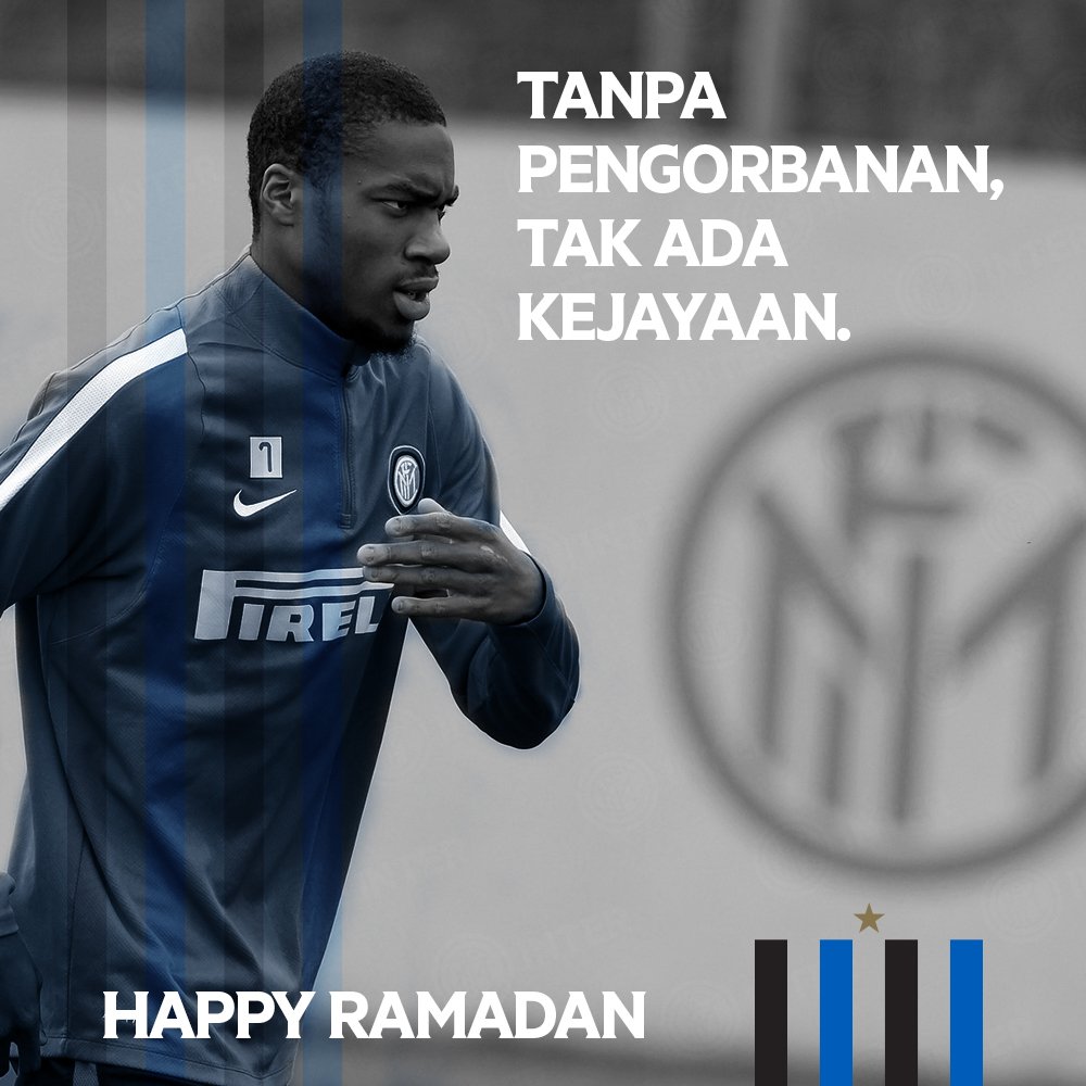 Tanpa pengorbanan, tak ada kejayaan. Bagaimana puasa pertama kamu hari ini, #Interisti? #ForzaInter #FCIM