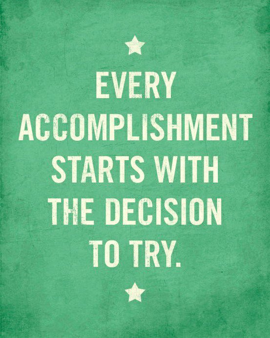 danmanagement1's tweet photo. Good morning. Today is your day to make a decision to try.  Why? https://t.co/BiQXAMqMVo