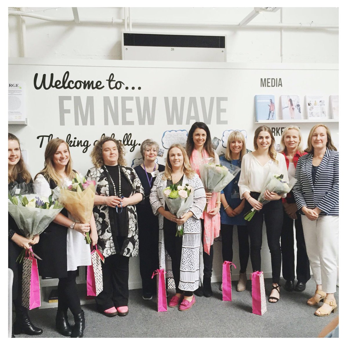 Another big congratulations to our degree show committee 👏🏻👏🏻 The New Wave show is still open all week!