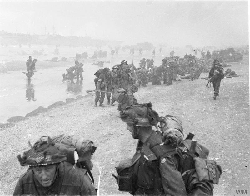 BritishArmy's tweet photo. On this day in 1944 Allied Forces stormed Normandy beaches. We will remember them #DDay #Saluteourtroops ©IWM B5114 https://t.co/JjaMpaOq2F