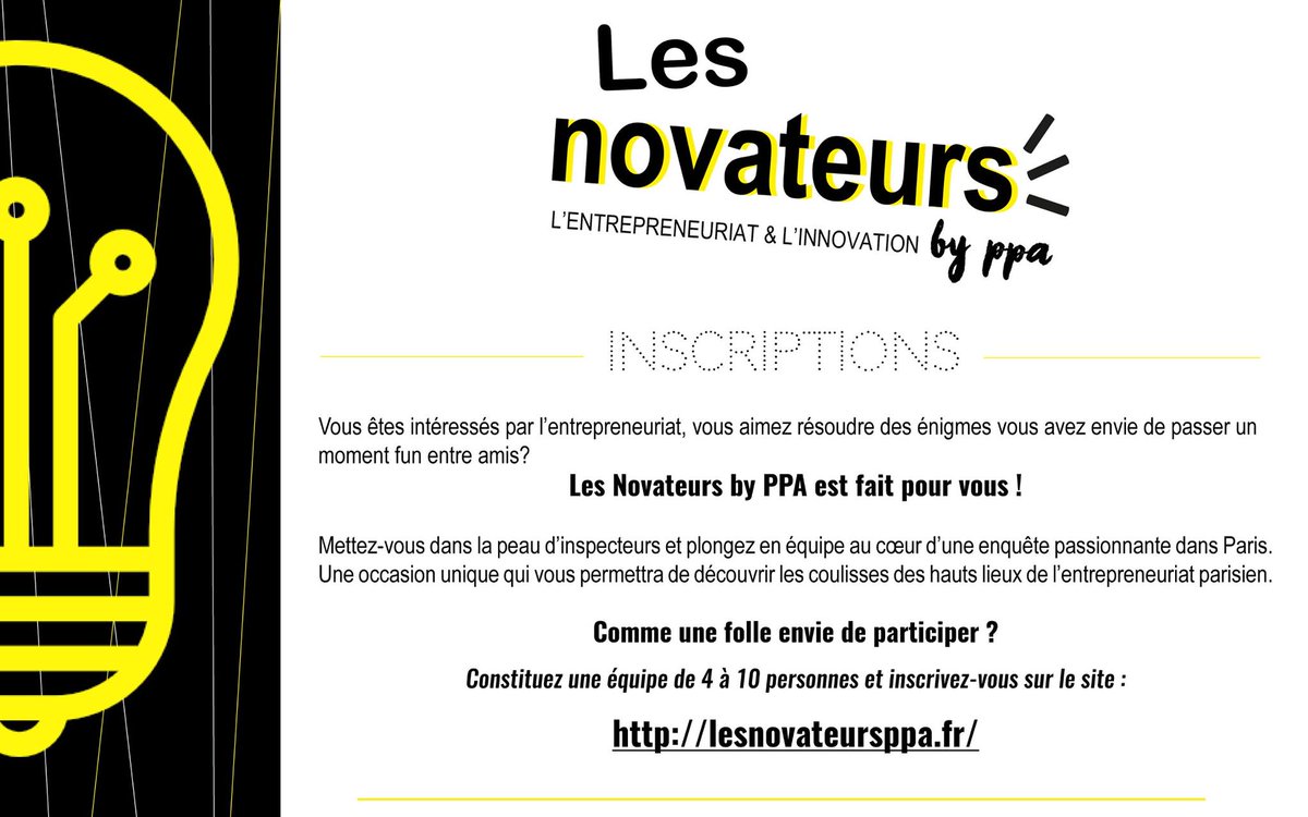 Les Novateurs by PPA tweet media