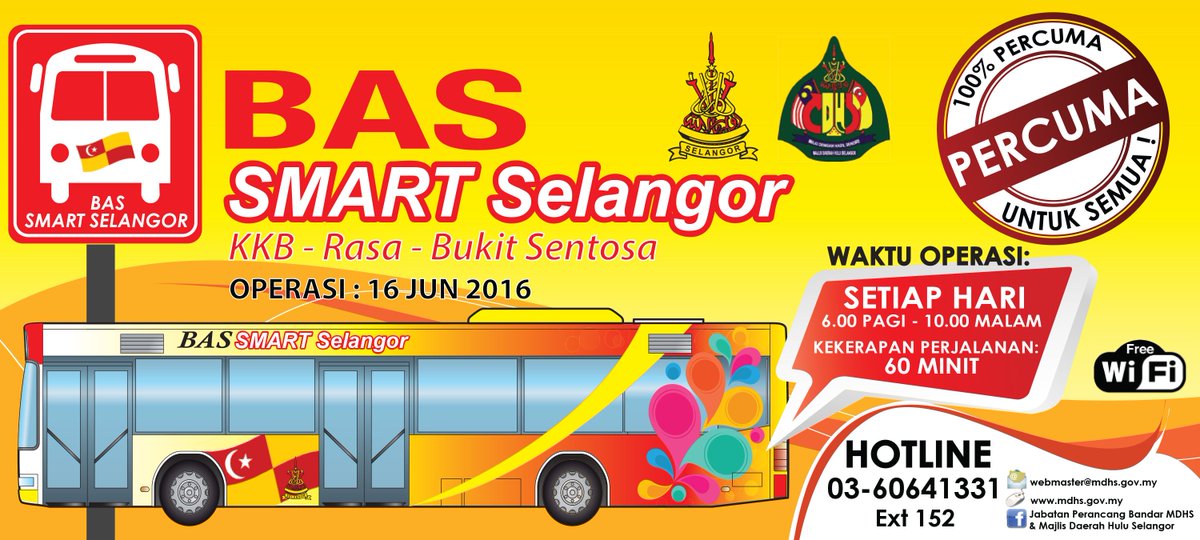 Media_Selangor's tweet image. Berita baik ! #BasSmartSelangor akan meluaskan rangkaiannya ke Hulu S&apos;gor 16 Jun ini. Baca : goo.gl/QdTGA4