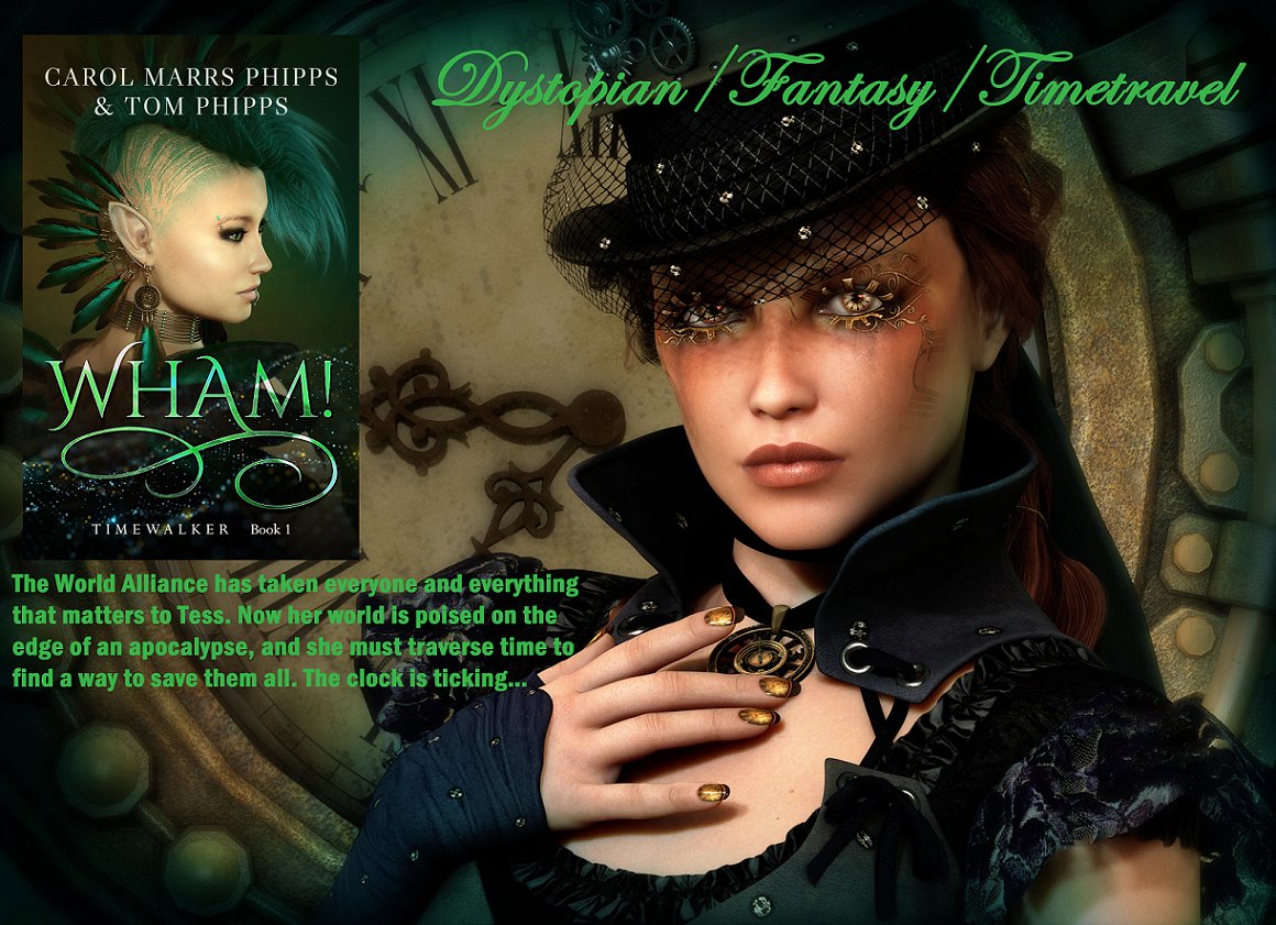 Car01am's tweet photo. RT WHAM! #Dystopian/#Fantasy/#Timetravel novel. #bookplugs #2.99 https://t.co/lr7IJoRorj https://t.co/nI7q67vmvu