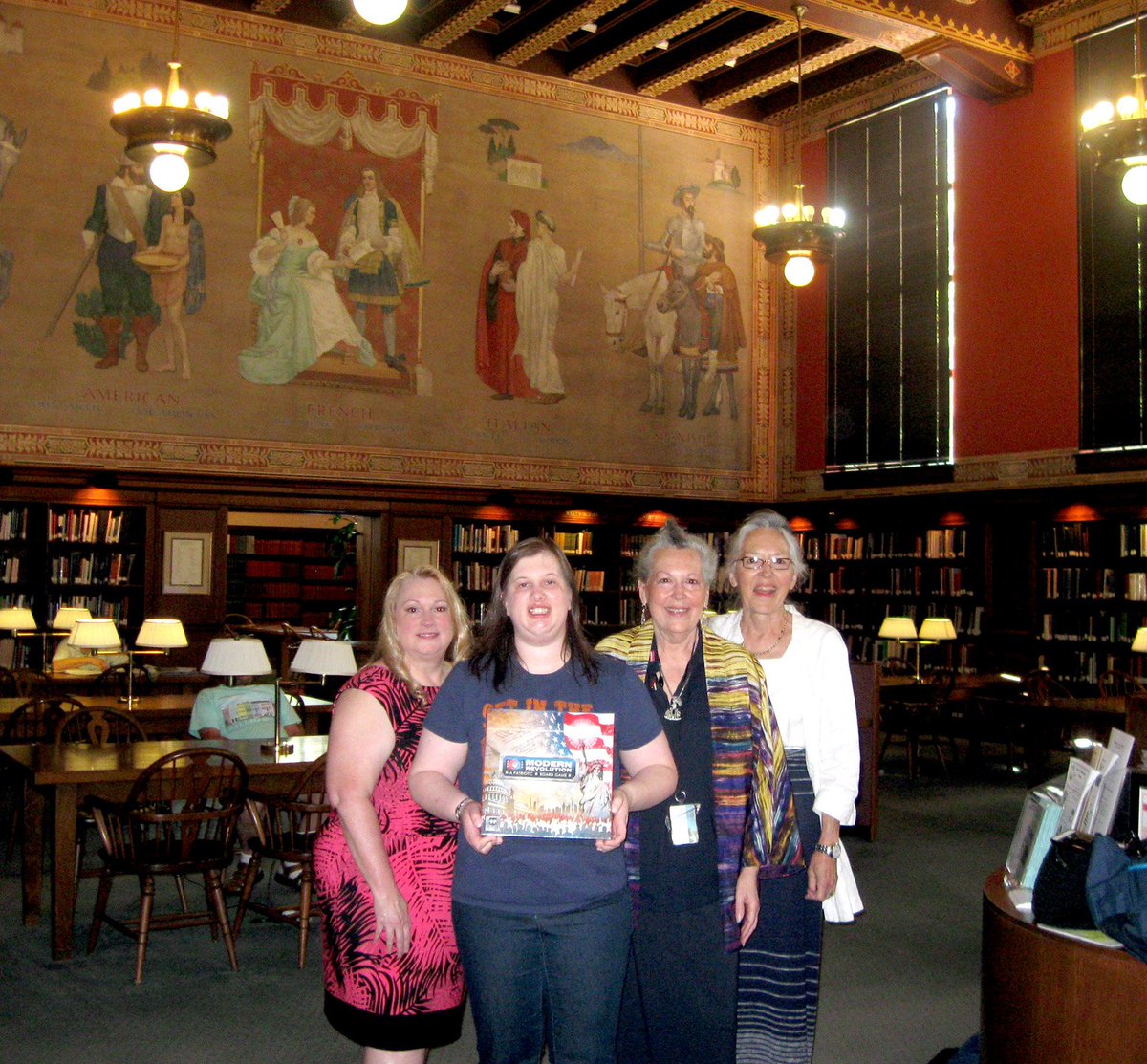bpl's tweet photo. U.S. Daughters of 1812 leadership visited recently to #research &amp; present our Southern #History Dept. w/ a gift. https://t.co/xdTTpTLF2E
