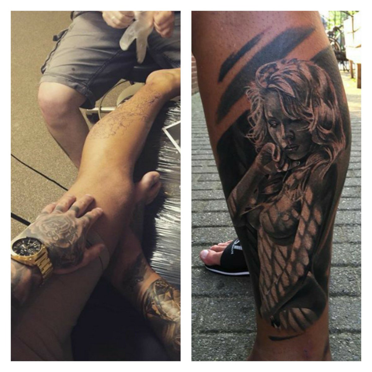 _InkedDaddy_'s tweet photo. Outcome of yesterday's day of painβLove this piece ππ£ #NewTattoo #Tatts2016 https://t.co/KUuEOturiA