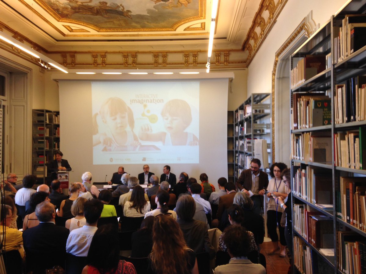 tommasomatano's tweet photo. Si comincia! #InteractiveImagination  @lavoroculturale @Ist_Svizzero https://t.co/tPVNTzOJND