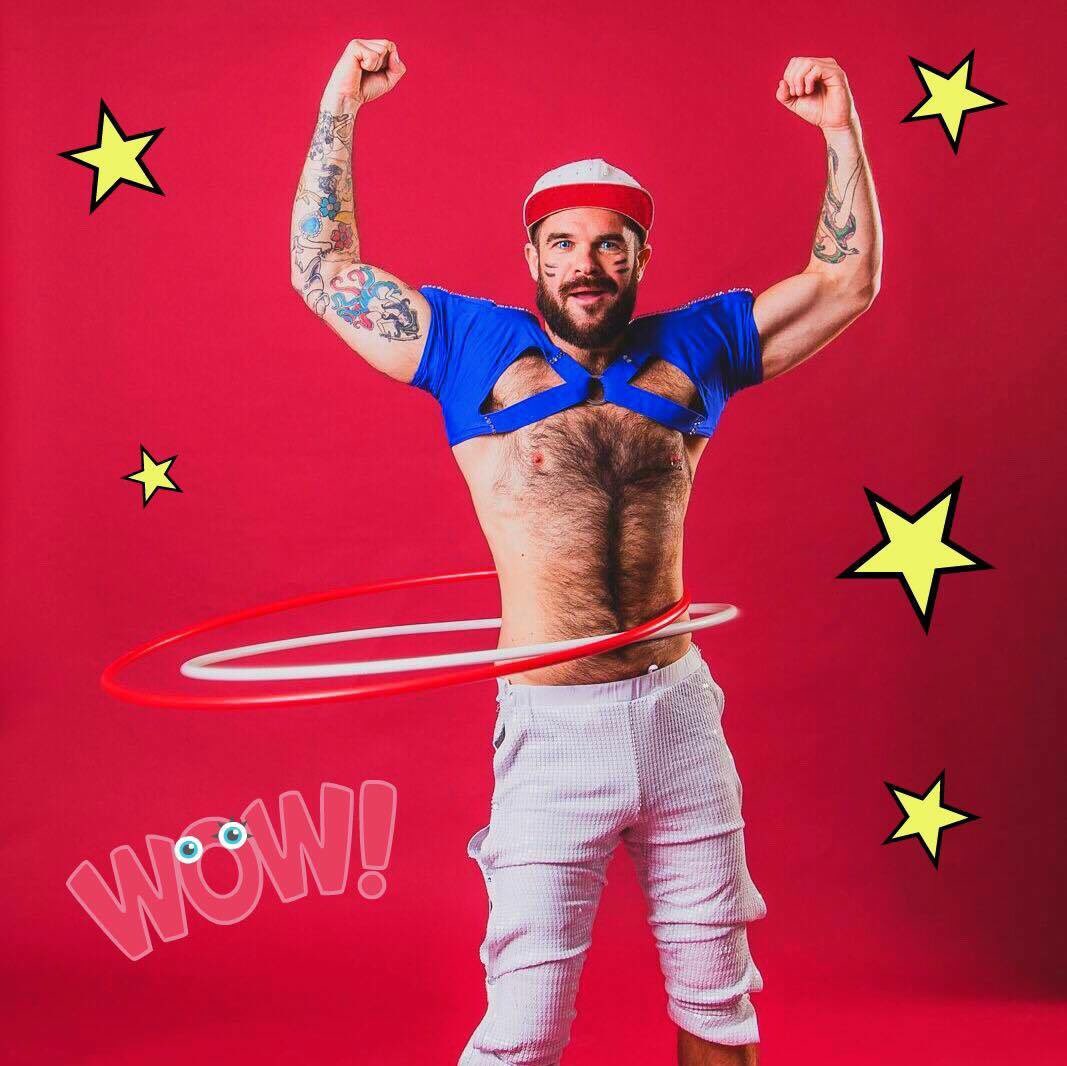 FollyMixtures's tweet photo. We are THRILLED to announce our special guest for 'Stars and Strippers' our @LdnWonderground show DAVE THE BEAR! https://t.co/KS8gFaLEzo