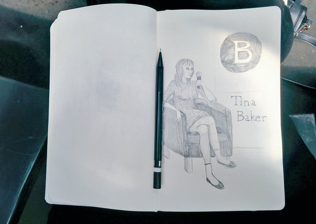 @tinabaker - artist and lawyer in a startup world. Interesting conversation at #bitspiration