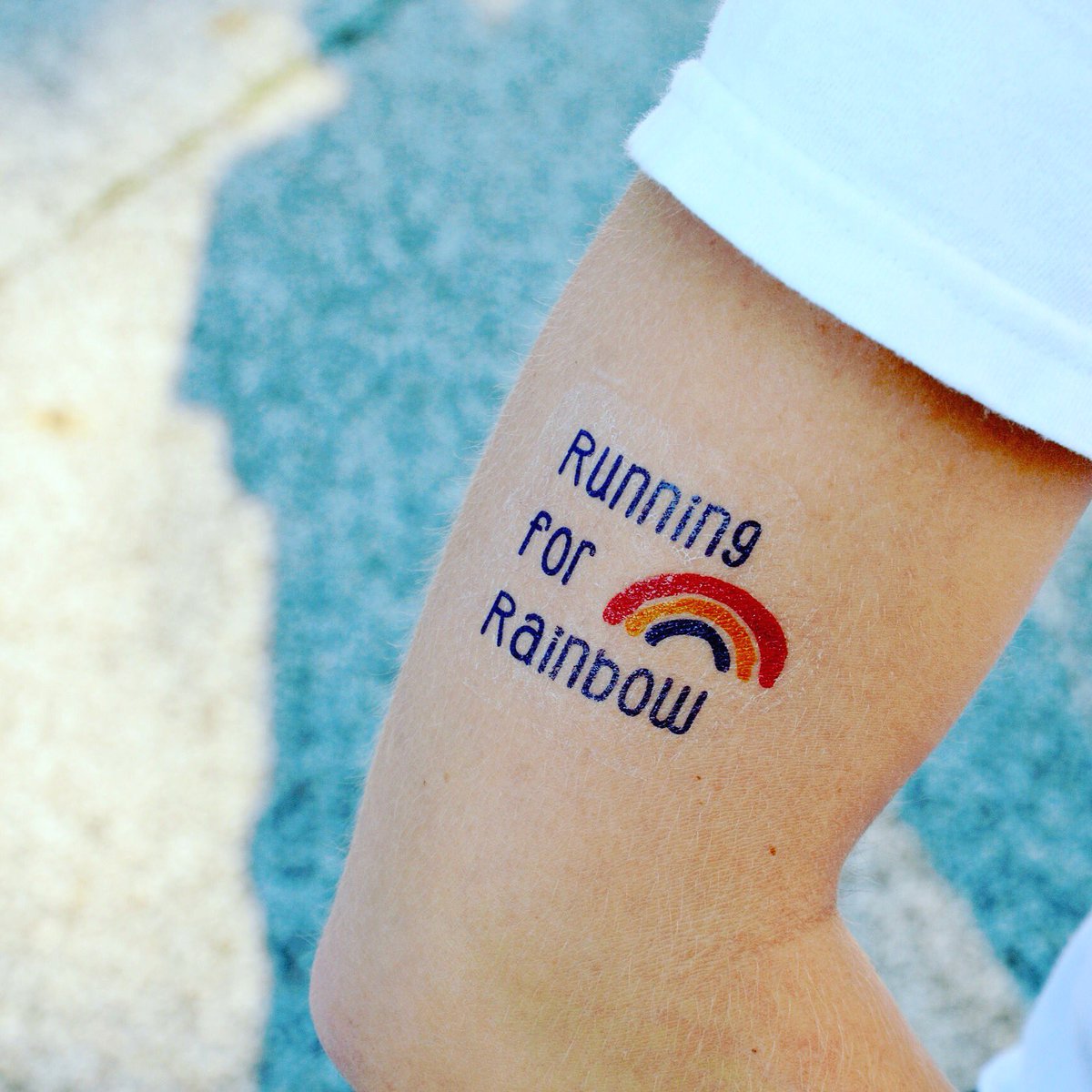 RainbowRunCLE's tweet photo. Rainbow strong!!! πͺπΌπͺπΌ #RunningForRainbow https://t.co/CoEb23Arcu