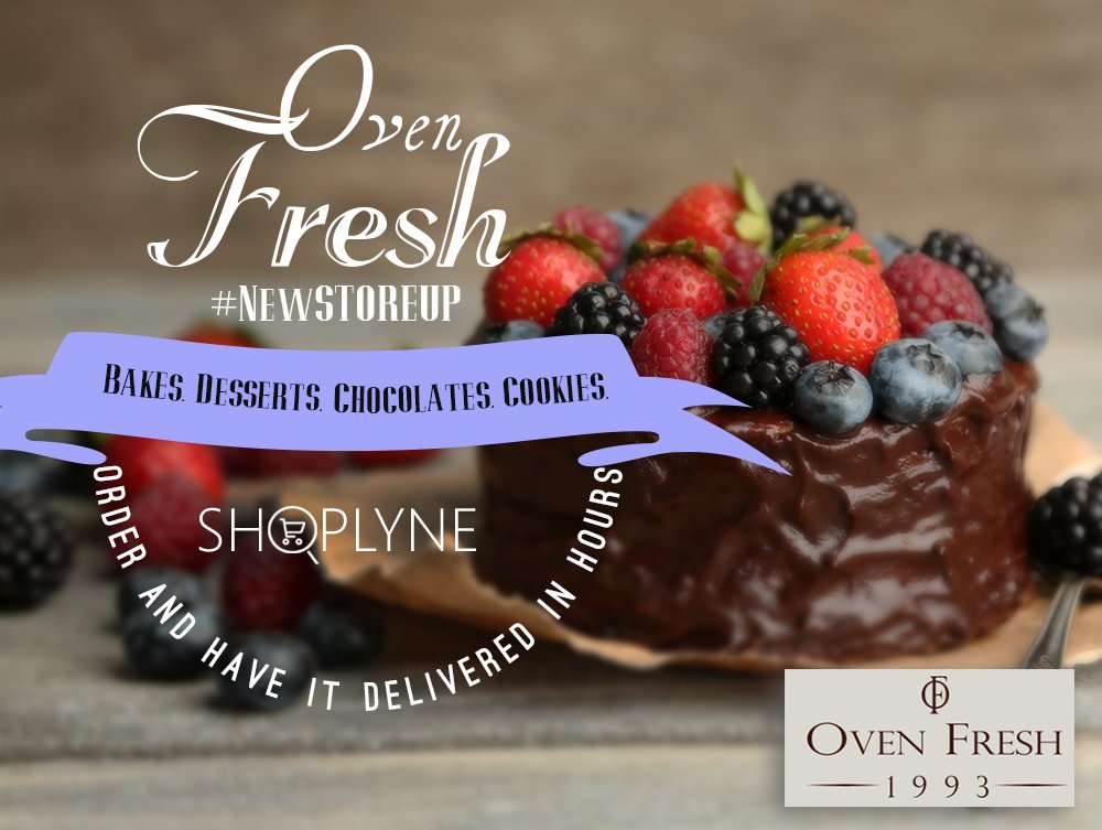 ShopLyneSocial's tweet photo. Order from Ovenfresh on the app &amp; get your sweet treat delivered to your door, anywhere in #Mumbai! #dadar #bakery https://t.co/KKkqJKV7vC