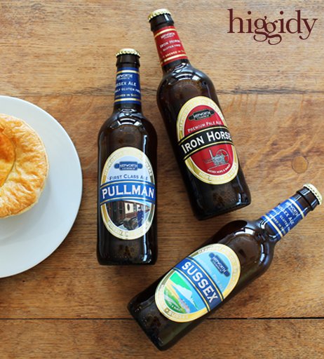 higgidy's tweet photo. RT for a chance to #win Hepworth &amp; Co Sussex beers &amp; @higgidy pies for #fathersday. We'll pick 2 winners on Weds https://t.co/mR40YF5VR8