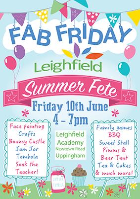 Fete this Friday 16:00 - 19:00; come along!