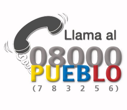 Si necesitas realizar una denuncia, solicitud u orientación puedes comunicarte con nosotros por el 08000-Pueblo