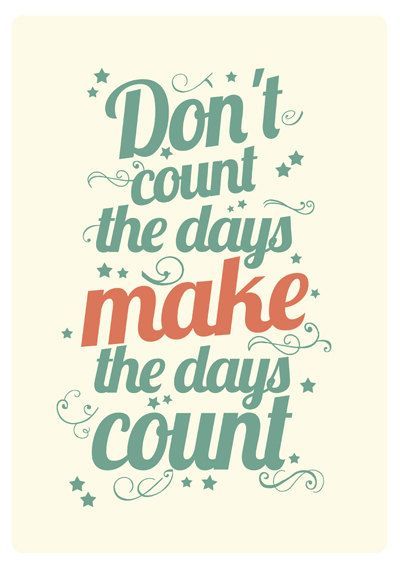 HealthyHK's tweet photo. "Don't Count the Days, Make the Days Count" ~ Unknown  #Motivation #Monday #MakeitCount https://t.co/7vePNLZeTz