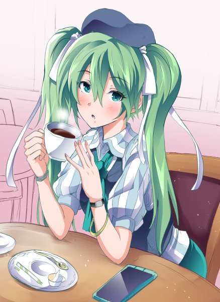 コーヒー飲ミク 