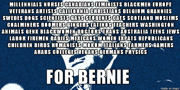 Mokum_Misfit's tweet photo. @wcgirl1 @fem4Bern Some #mondaymotivation :-)
#All4Bernie & #Bernie4All
We all #ShareTheBern https://t.co/wSd3u24dyi