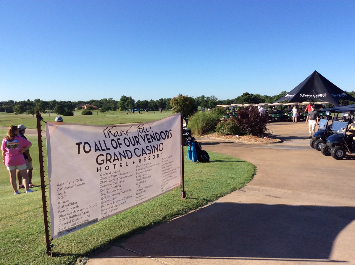 What a beautiful morning for a Golf Tournament! Honored to be hosting <a href="/GrandCasinoOKC/">Grand Casino Resort</a> &amp; all their guests. #SCCFun