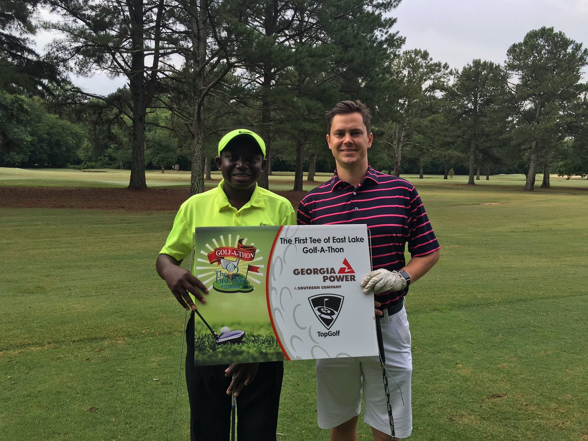 TopgolfAtlanta's tweet image. #Topgolf out supporting the @EastLakeFound for the #golfathon2016. #FirstTeeGolf