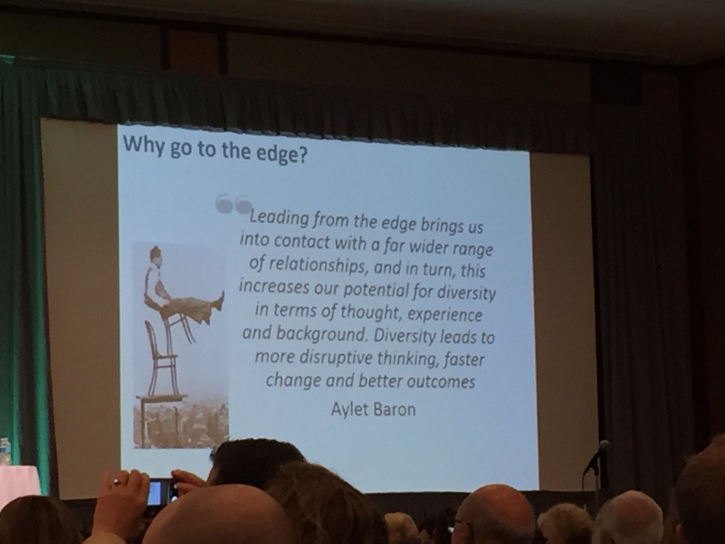 StellaJohnson1's tweet photo. "We want diverse ideas" @helenbevan #NHLC2016. Power of disruptive innovation https://t.co/2rllVppwio