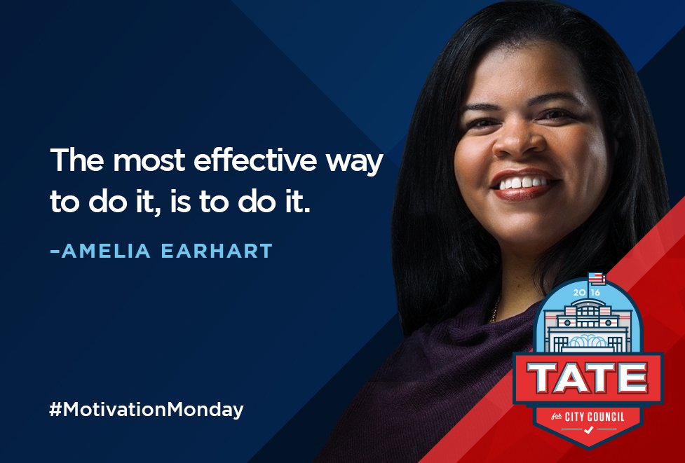 leatateredding's tweet photo. "The most effective way to do it, is to do it." -Amelia Earhart 

#MotivationMonday #StrongerTogetherRedding https://t.co/pqdWA2dBrM