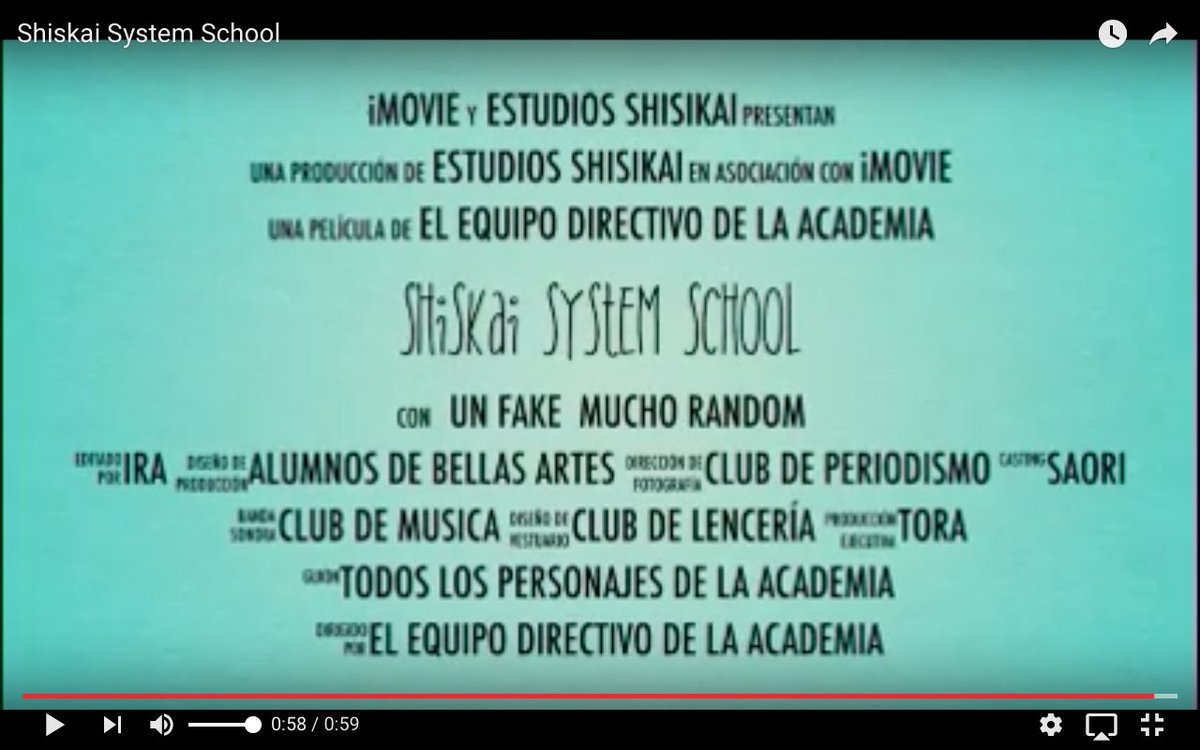 A VER DONDE ENCONTRAIS UN FAKE CON TRAILER Y TODO(?)

#ShisikaiSystemSchool