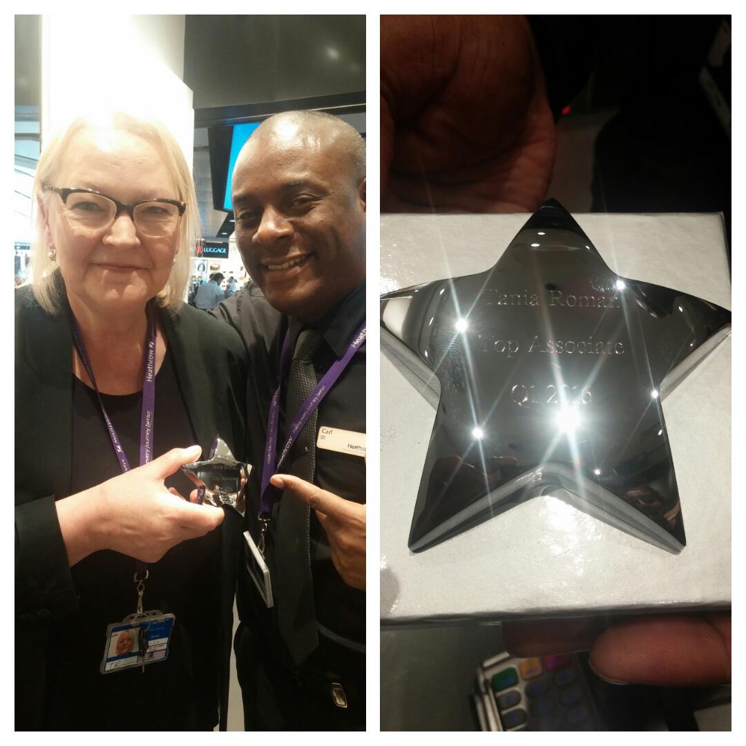 Top Sales associate for Q1, well done Tania!!! Thanks @SGHJDunaway for recognising her hard work