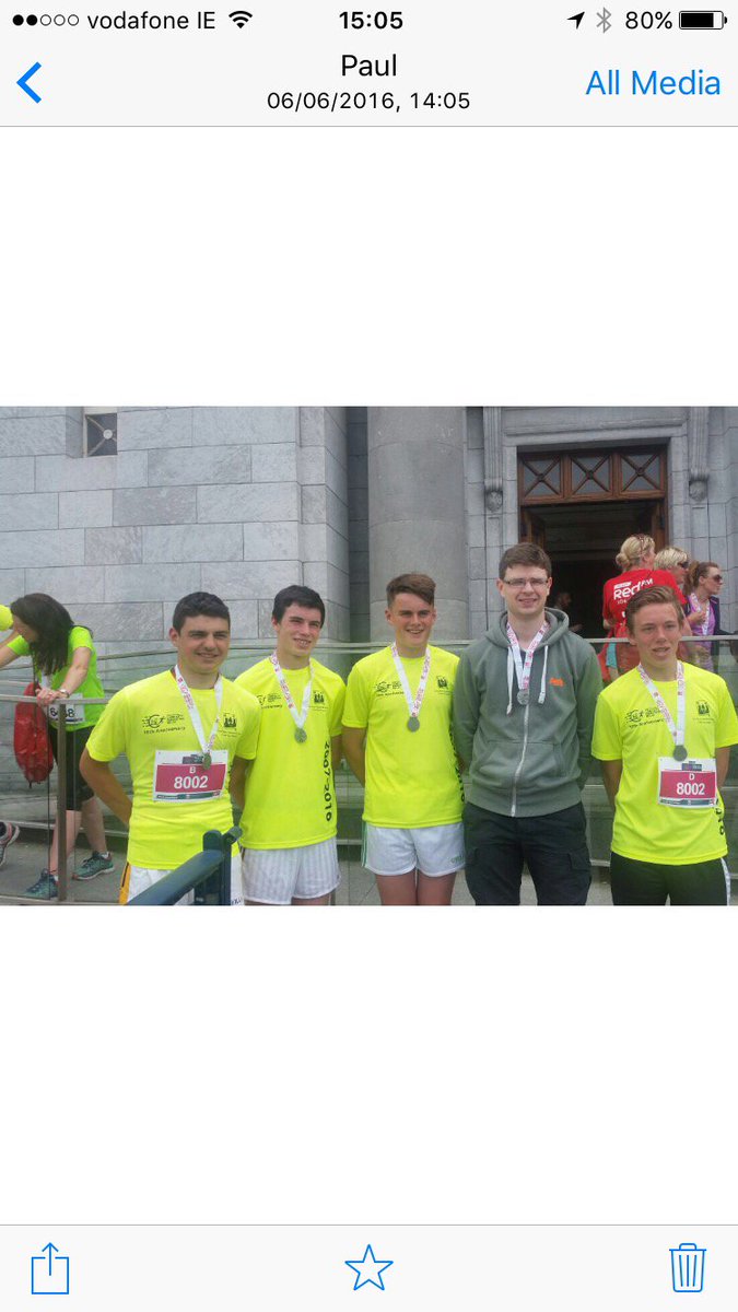 Well done to this TY relay team with Mr O Sullivan who took part in the Youth Challenge @TheCorkMarathon