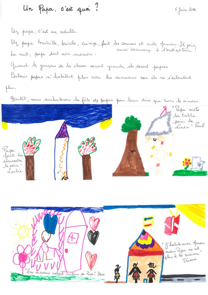 petitsphilous18's tweet photo. Un papa, une maman, c'est quoi ?
Deux débats cycle 1 @ecmlaperche 
#debatphilo2016 https://t.co/oCdTlFBEsm