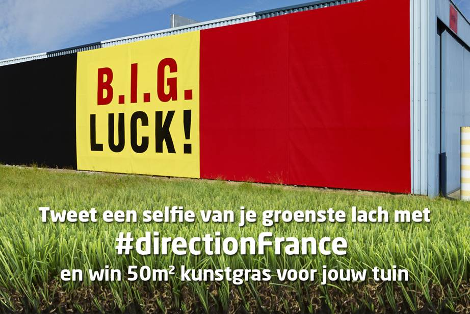 BeaulieuGroup's tweet image. Zwaait naar iedereen die #directionFrance gaat met de allergrootste vlag! Maar we zien de thuisploeg ook graag ;-)
