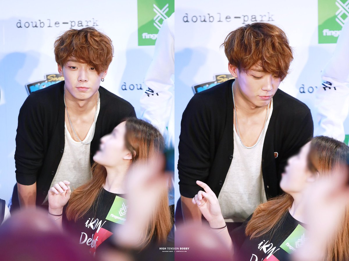 ht951221's tweet photo. 그렇게 꿀 떨어지는 눈빛으로 팬 보면... 심쿵😳💘 #바비 #하이텐션바비 #BOBBY https://t.co/eC6uQucapx