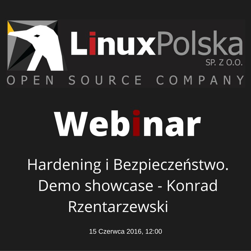 linuxpolska's tweet image. Podczas webinaru zostanie zaprezentowane działanie #OpenSCAP oraz modułów #Puppet. Dołącz na bit.ly/1PzwEp3