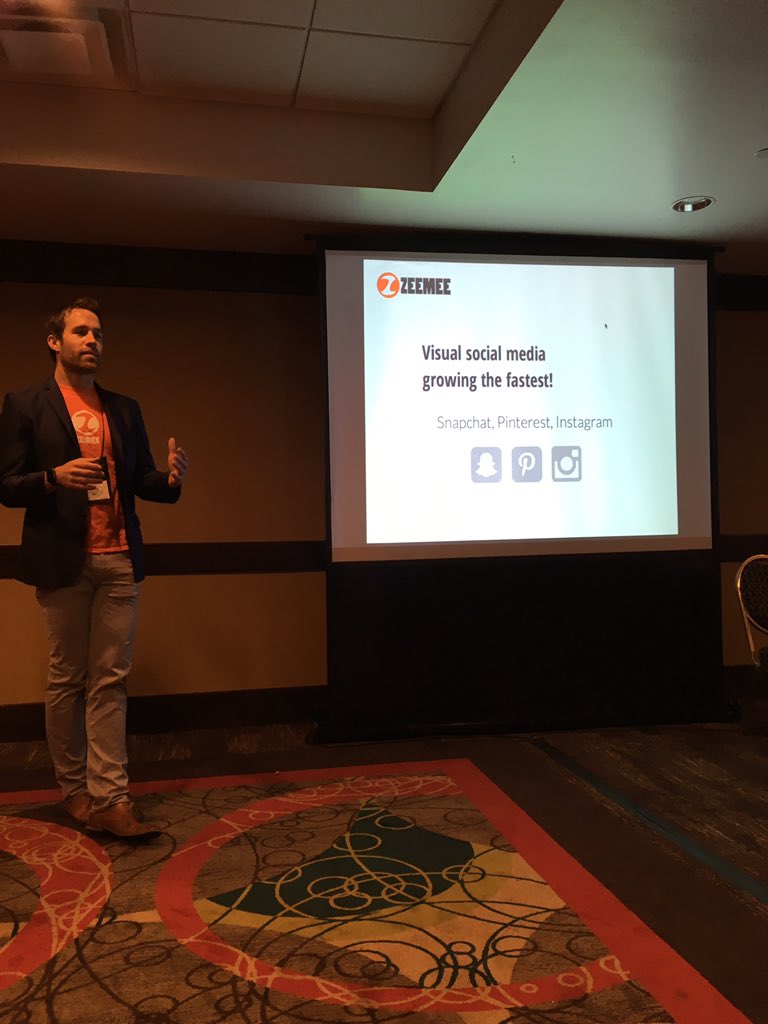 ionakevin's tweet photo. Sorry @NJACAC but according to @zeemeeapp our tweets are becoming less relevant! Snap, insta...#NJACAC16 https://t.co/axtHE6vCGy
